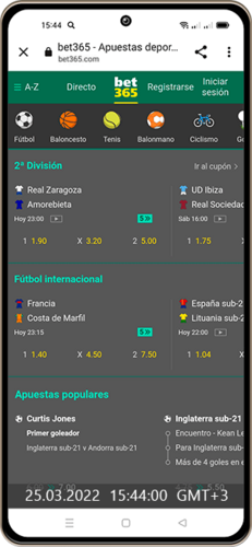 Bet365 aplicacion movil