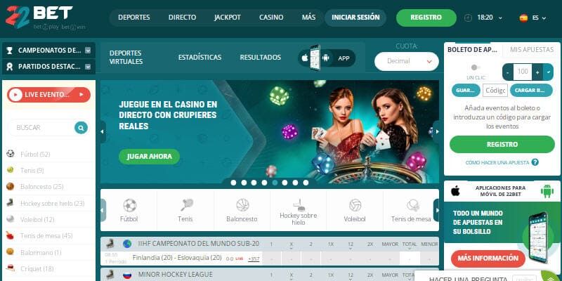 Sitio De Apuestas En Chile - 22Bet