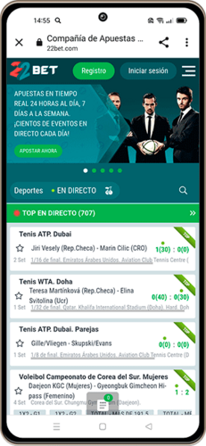 Casa de apuestas en Venezuela 22bet