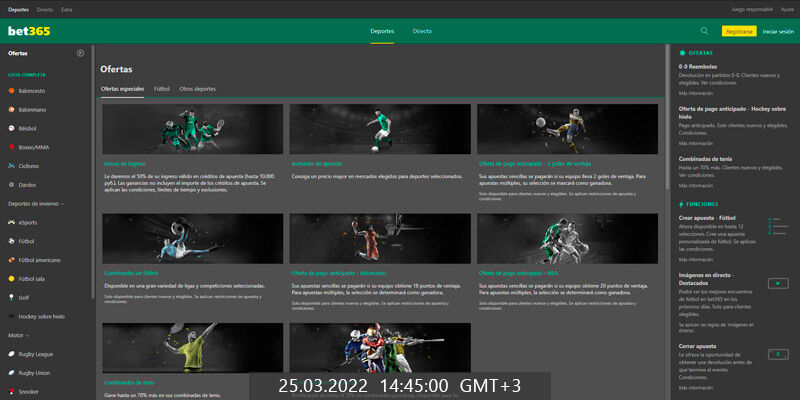 Nuevo sitio de apuestas #3 de Venezuela - Bet365