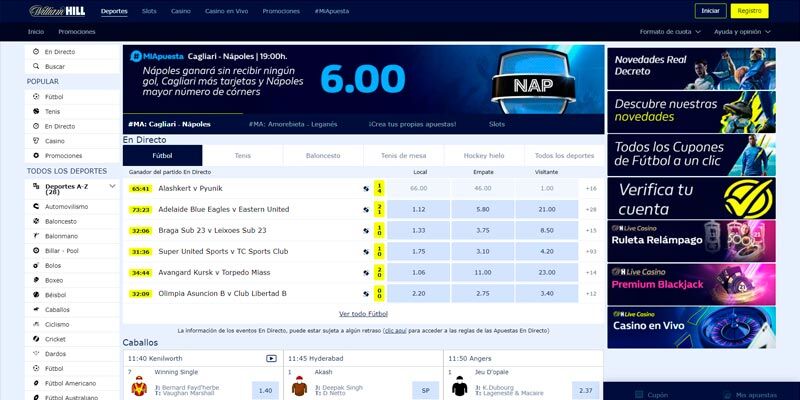 top 8 - William Hill