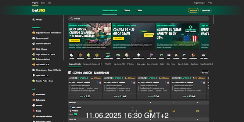 Bet365 pagina deportiva