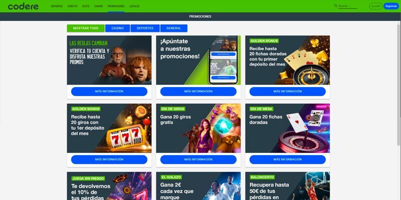 Website #2 en España – Codere