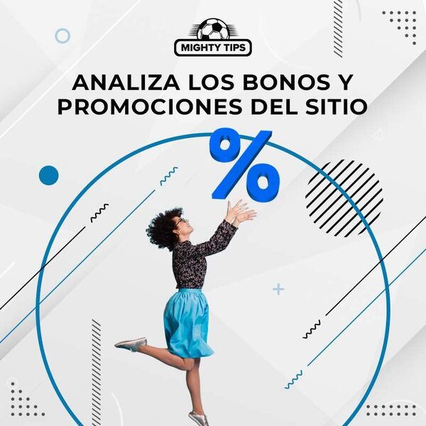 Analiza los bonos y promociones del sitio