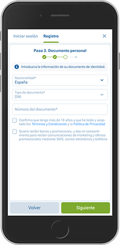 Captura de pantalla de la página de registro de 1xBet 3