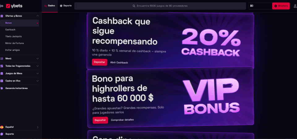 Oferta de bonos y promociones