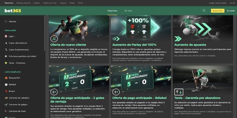 bet365 promo pantalla deportiva